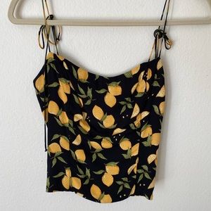 Reformation Lemon Tank Top